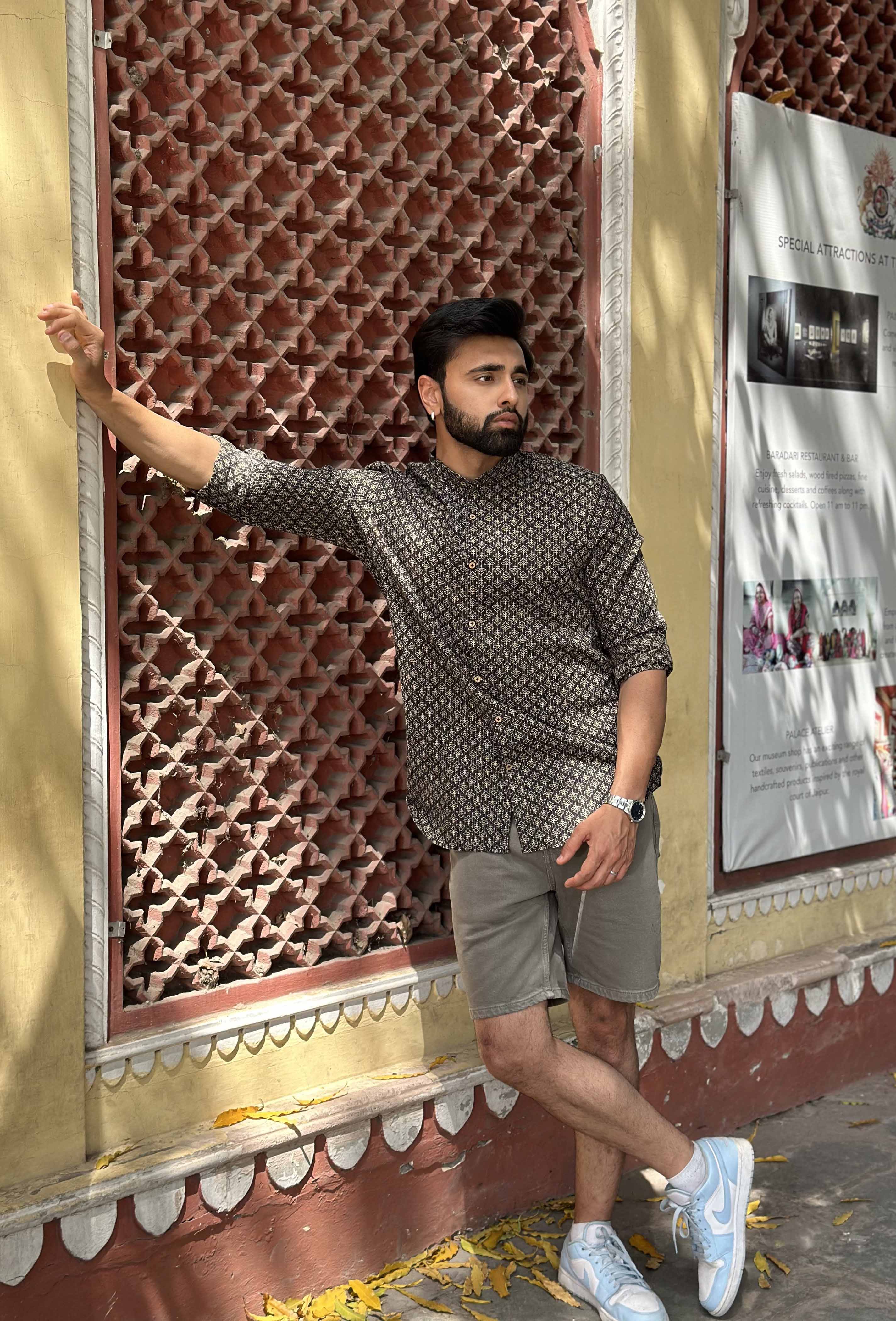 Black Cotton Shirt